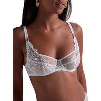 Aubade Women's Vibes High Apex Full Cup Bra in White | Size: 38B