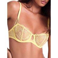 Aubade Women's Vibes Half Cup Bra in Yellow | Size: 36D