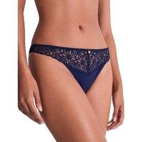 Aubade Women's Secret Memories Tanga in Blue | Size: 16