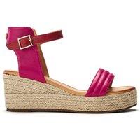 Moda In Pelle Women's 'Kolanthia' Leather Wedges in Pink | Size: 3