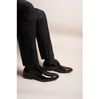 IKRUSH Women's Jaxon Lace Up Derby Formal Dress Work Shoes in Jet Black | Size: 10