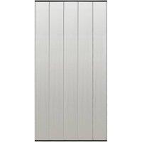 Berkfield Home Insect Door Screen with 5-Piece Mesh Curtain Black 120x240 cm