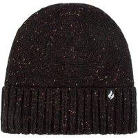 SOCKSHOP Heat Holders Men's Mens 1 Pack Andes Deep Turnover Hat in Black