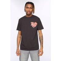 Kings Will Dream Men's Eagle 100% Heavyweight Cotton Relaxed Fit Graphic T-Shirt in Black | Size: Large