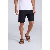 Animal Men's 'Atlantis' Cotton Cargo Shorts Casual Multi Pocket Stylish Half Pants in Black | Size: 40R