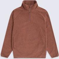 Animal Men's 'Stockholm' Half Zip Breathable Soft Warm & Cosy Snug Fit Fleece in Terracotta | Size: Small