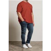 BadRhino Men's Washed Denim Stretch Jeans in Blue | Size: 54R