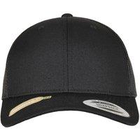 Flexfit Men's Polyester Trucker Cap in Black