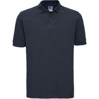 Russell Men's Classic Cotton Pique Polo Shirt in Navy | Size: XS