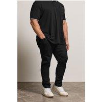 BadRhino Men's Tapered Stretch Jeans in Black | Size: 50S