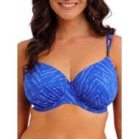 Fantasie Women's Punta Mita Full Cup Bikini Top in Blue | Size: 34D