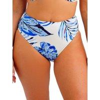 Fantasie Women's Kefalonia High Waist Bikini Brief in Blue | Size: 16