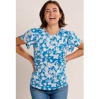 Brakeburn Women's RIA BLOUSE in Blue | Size: 20