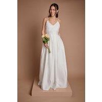 Coast Women's Beaded Embellished Full Skirt Wedding Dress in Ivory | Size: 12
