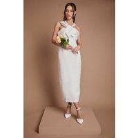 Coast Women's Halter Neck Pearl Detail Colum Wedding Dress in Ivory | Size: 12