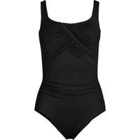 Lands' End Women's Carmela Slender Swimsuit - D Cup in Black | Size: 14-16