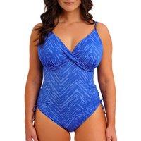 Fantasie Women's Punta Mita Plunge Swimsuit in Blue | Size: 32F