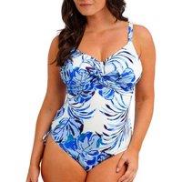 Fantasie Women's Kefalonia Twist Front Swimsuit in Blue | Size: 32E