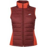Brooks Women's Shield Hybrid 2.0 Dark Red Gilet | Size: Small