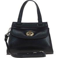 Ashwood Leather Women's Small Real Leather Grab Bag in Black