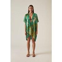 James Lakeland Women's Emerald Forest Kaftan in Green