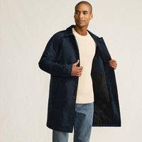 Lands' End Men's Shirt Collar Mac in Navy | Size: Small