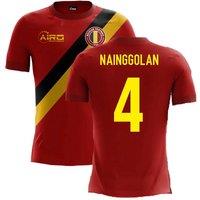 Belgium Men's 2025 - 2026 Airo Concept Home Shirt - Nainggolan 4 in Red | Size: Medium
