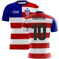 USA Men's 2025‑2026 Airo Concept Home Shirt - Donovan 10 in Red | Size: XL