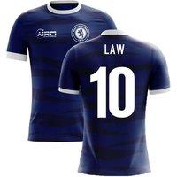 Scotland Men's 2018‑2019 Airo Concept Home Shirt in Blue | Size: Small