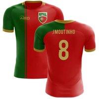 Portugal Men's 2025‑2026 Home Concept Football Shirt - Joao Moutinho in Red | Size: 2XL