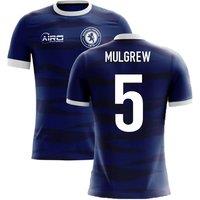 Scotland Men's 2025 - 2026 Airo Concept Home Shirt - Mulgrew 5 in Blue | Size: Small