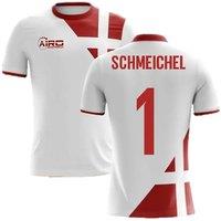 Denmark Men's 2025/2026 Away Concept Football Shirt - Schmeichel in White | Size: XL