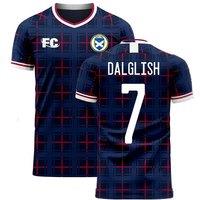 Scotland Men's 2020/2021 Home Concept Shirt Fans Culture Dalglish in Navy | Size: Medium