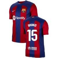FC Barcelona Men's Mens 2023 - 2024 Home Shirt - Bronze 15 in Red | Size: 2XL