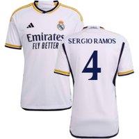 Real Madrid Men's Mens 2023 - 2024 Home Shirt - Sergio Ramos 4 in White | Size: 3XL