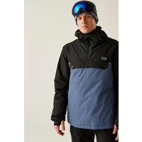 Dare 2b Men's Freeride Overhead Waterproof Breathable Insulated Skiing Jacket in Black | Size: Large