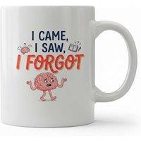 Dyzi I Came I Saw I Forgot Quote Ceramic Mug White