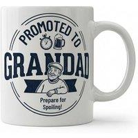Dyzi Promoted to Granddad Prepare to Spoil Ceramic Mug White