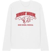 Disney High School Musical East High Long Sleeve T-Shirt, White | Size: Medium