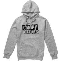 Disney Camp Rock Mono Logo Hoodie, Athletic Heather in Light Grey | Size: XL
