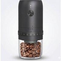 Dragodirect Electric Coffee Grinder Rechargeable Conical Burr Coffee Bean Grinder in Black