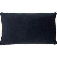 Paoletti Sunningdale Soft Velvet Cushion in Midnight | Size: 30 cm x 50 cm
