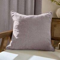 Yard Heavy Chenille Woven Piped Cushion in Mauve | Size: 50 cm x 50 cm
