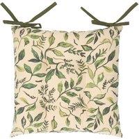 Wylder Herb Garden 2 Pack 100% Slub Cotton Seat Pads | Size: 40 cm x 40 cm