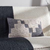 HOEM Himal Woven Knot Cushion in Blue | Size: 40 cm x 60 cm
