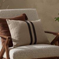 Yard Benton Woven 100% Cotton Cushion in Cream