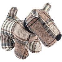 Nicola Spring Bentley the Dog Door Stop - 30 x 24cm - Brown | Size: 30 x 24 cm