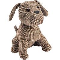 Nicola Spring Milo the Dog Door Stop - 19 x 26.5cm - Brown | Size: 19 x 26.5 cm