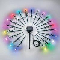 Gainsborough Solar Mushroom String Lights with Colour Changing LED, L380cm