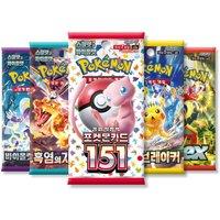 That Chunky Yellow Mouse Pokemon Korean Starter 5Pack - 151 Obsidian Flames Surging Sparks S&V